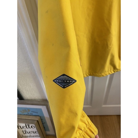 Sorel Men Yellow Omni-Tech Waterproof Jacket & Pants Snap Button Combo - Picture 5 of 16